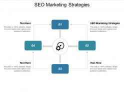 Seo marketing strategies ppt powerpoint presentation show deck cpb