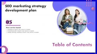 SEO Marketing Strategy Development Plan Powerpoint Presentation Slides Analytical Colorful