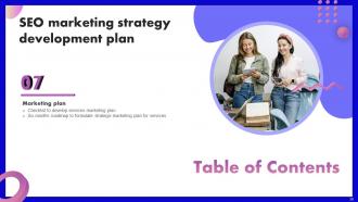 SEO Marketing Strategy Development Plan Powerpoint Presentation Slides Ideas Impressive