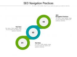 Seo navigation practices ppt powerpoint presentation gallery topics cpb