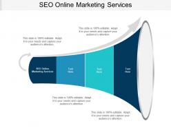Seo online marketing services ppt powerpoint presentation icon introduction cpb