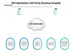 SEO Optimization Half Yearly Roadmap Template