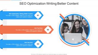 SEO Optimization Writing Better Content In Powerpoint And Google Slides Cpb