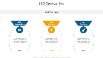 SEO Optimize Blog In Powerpoint And Google Slides Cpb