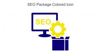 SEO Package Colored Icon In Powerpoint Pptx Png And Editable Eps Format