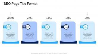 SEO Page Title Format In Powerpoint And Google Slides Cpb