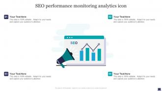 SEO Performance Monitoring Analytics Icon