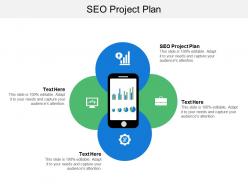 Seo project plan ppt powerpoint presentation file skills cpb