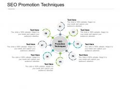 Seo promotion techniques ppt powerpoint presentation inspiration cpb