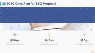 Seo proposal template 30 60 90 days plan for seo proposal