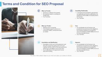 Seo proposal template terms and condition for seo proposal
