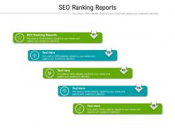 Seo ranking reports ppt powerpoint presentation visual aids slides cpb
