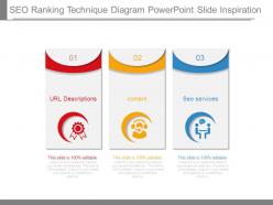 Seo ranking technique diagram powerpoint slide inspiration