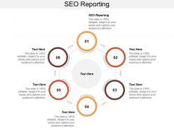 Seo reporting ppt powerpoint presentation infographics examples cpb