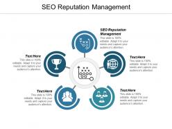 Seo reputation management ppt powerpoint presentation icon picture cpb