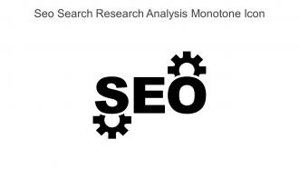 Seo Search Research Analysis Monotone Icon In Powerpoint Pptx Png And Editable Eps Format