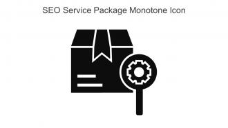 SEO Service Package Monotone Icon In Powerpoint Pptx Png And Editable Eps Format
