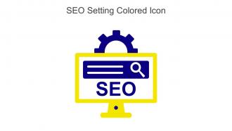 SEO Setting Colored Icon In Powerpoint Pptx Png And Editable Eps Format