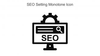 SEO Setting Monotone Icon In Powerpoint Pptx Png And Editable Eps Format