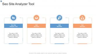 Seo Site Analyzer Tool In Powerpoint And Google Slides Cpb