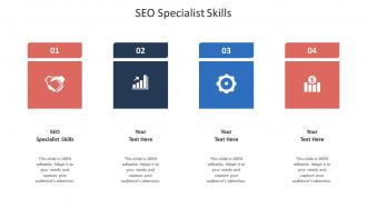 Seo specialist skills ppt powerpoint presentation model clipart cpb