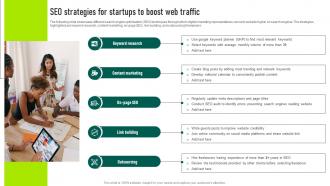 SEO Strategies For Startups To Boost Web Traffic Marketing Your Startup Best Strategy SS V