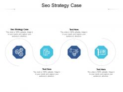 Seo strategy case ppt powerpoint presentation show microsoft cpb