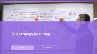 SEO Strategy Roadmap PPT Graphics AT