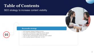 SEO Strategy To Increase Content Visibility Powerpoint Presentation Slides Strategy CD V Downloadable Compatible