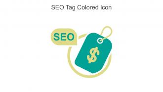 Seo Tag Colored Icon In Powerpoint Pptx Png And Editable Eps Format