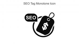 Seo Tag Monotone Icon In Powerpoint Pptx Png And Editable Eps Format