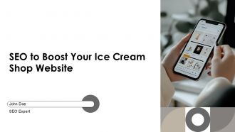 SEO To Boost Your Ice Cream Shop Website PPT Template AT