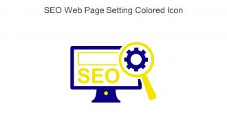SEO Web Page Setting Colored Icon In Powerpoint Pptx Png And Editable Eps Format