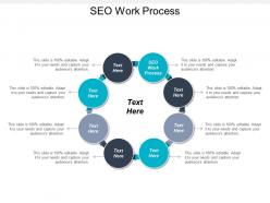 Seo work process ppt powerpoint presentation infographics infographics cpb