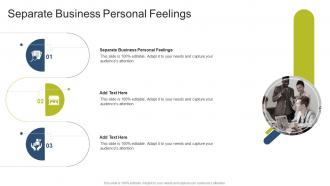 Separate Business Personal Feelings In Powerpoint And Google Slides Cpb