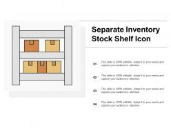 Separate Inventory Stock Shelf Icon