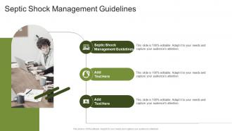 Septic Shock Management Guidelines In Powerpoint And Google Slides Cpb