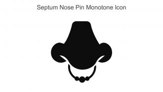 Septum Nose Pin Monotone Icon In Powerpoint Pptx Png And Editable Eps Format