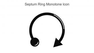 Septum Ring Monotone Icon In Powerpoint Pptx Png And Editable Eps Format