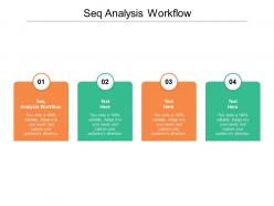 Seq analysis workflow ppt powerpoint presentation layouts introduction cpb