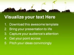 Sequence nature powerpoint templates and powerpoint backgrounds 0911