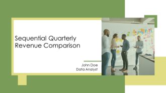 Sequential Quarterly Revenue Comparison PPT PowerPoint AT
