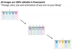 Sequential tags for sipco diagram flat powerpoint design