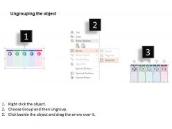 Sequential tags for sipco diagram flat powerpoint design
