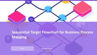 Sequential Target Flowchart For Business Process Mapping PPT Guidelines AT