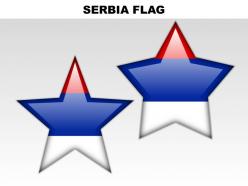 Serbia country powerpoint flags