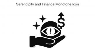 Serendipity And Finance Monotone Icon In Powerpoint Pptx Png And Editable Eps Format