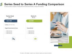 Series Seed To Series A Funding Comparison First Venture Capital Funding Ppt Grid
