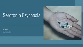Serotonin Psychosis PPT PowerPoint ACP