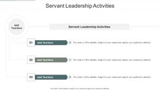 Servant Leadership Activities In Powerpoint And Google Slides Cpb